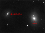 M85 och NGC 4394.