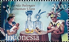 Stamp of Indonesia - 2015 - Colnect 667033 - The Legend of the Foundation of Bulungan.jpeg