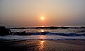 Sunrise over Bay of Bengal at RK Beach