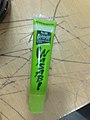 Wasabi packaged in a tube