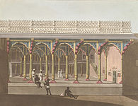 West Front Of Tippoo's Palace, Bangalore by James Hunter (d.1792)[7]