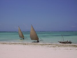 জাঞ্জিবারের একটি সৈকত