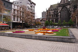 Plaza de la catedral, Lieja.