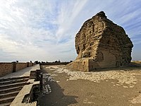 Level one of the ziggurat and its remaining core