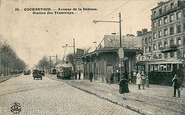 Dans l'entre-deux-guerres, au temps des tramways électriques de la STCRP.