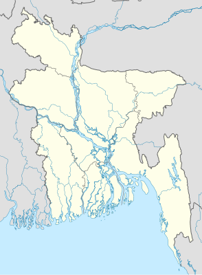 Mapa de localización de Bangladesh