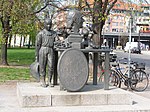 Denkmal an der Burgstraße in Berlin-Mitte