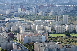 Soviet architecture of the 1980s (aerial photograph of Lasnamäe district)