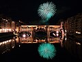 28.12 - 3.1: Fieu artifizial sur il Ponte Vecchio a Firenza, Italia.