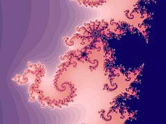 Fracción dun fractal Mandelbrot.