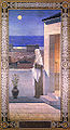 Geneviève soutenue par sa pieuse sollicitude veille sur la ville endormie, par Pierre Puvis de Chavannes, 1898, peinture sur toile marouflée.