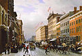 Dessenh de Broadway en 1840