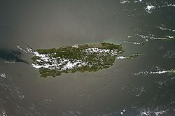 Puerto Rico kansainväliseltä avaruusasemalta nähtynä.