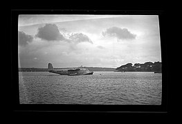 Image of the G-ADUT, a Short 'C' Class Flying Boat named Centaurus, Sydney, -26th January 1938- (31564648593).jpg