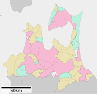 永昌寺 (青森県鯵ヶ沢町)の位置（青森県内）