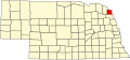 State map highlighting Dakota County