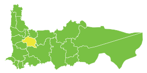 Poziția localității Subdistrictul Mhardeh