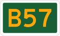 Alphanumeric route marker