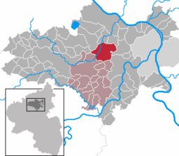 Läget för Ochtendung i Landkreis Mayen-Koblenz