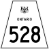 Highway 528 marker