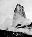 Image 22The lava spine that developed after the 1902 eruption of Mount Pelée (from Types of volcanic eruptions)