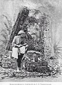 Composición fotográfica de las ruinas de Quiriguá de 1896.[7]​