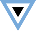  Botswana 1977 to present Black-white-blue triangle