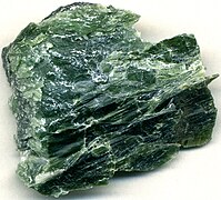 Serpentinite do Precambriano do Michigan (EUA).