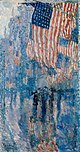 The Avenue in the Rain, Hassam