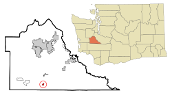 Location of Bucoda, Washington