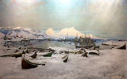 'Winter in Lofoten, 1886' by Otto Sinding, Bergen Kunstmuseum.JPG