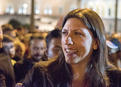 20150705 Zoi Kwnstantopoulou after Referendum Syntagma Athens Greece.jpg