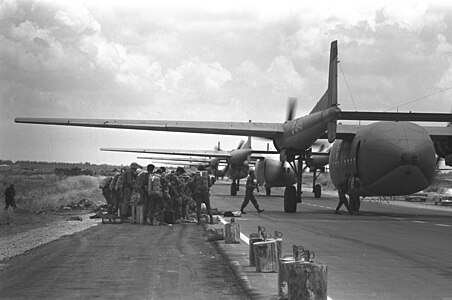 Israeli soldiers of the 55th Paratroopers Brigade ready for a mission in Sinai during the Six-Day War in 1967.