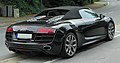 Pogled ostraga na R8 Spyder