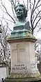 Grave of Honoré de Balzac, bust by David d'Angers