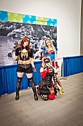 Big Wow 2013 - Steampunk Batgirl, Supergirl & Harley Quinn (8845765011).jpg