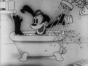 Bosko, as he appeared in his official debut in Sinkin' in the Bathtub