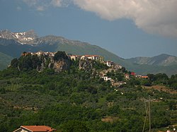 Castel San Vincenzo látképe