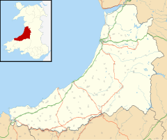 Llandysul is located in Ceredigion