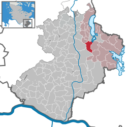 Kart over Fredeburg