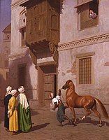 O mercado de cabalos, 1867, Haggin Museum