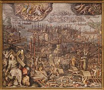 Battle of Lepanto by Giorgio Vasari