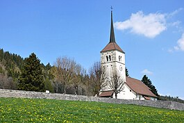 La Sagne village church