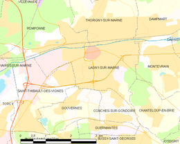 Lagny-sur-Marne – Mappa