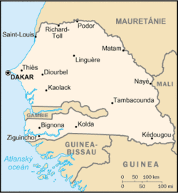 Ziguinchor na mapě