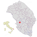 Collocatio finium municipii in Provincia Lupiensi.