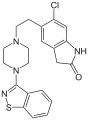 Deutsch: Struktur von Ziprasidon English: Structure of ziprasidone