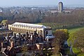 View of the northern end, with the Wren Library and University Library, from St John's College tower