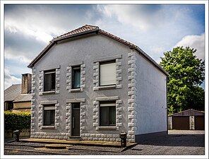 Het enig overgebleven huis van de Cité Cockerill