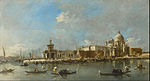 Santa Maria della Salute och Dogana, Venedig (1781–1785). Museum of Fine Arts, Houston.